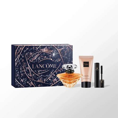 LANCOME Набор Tresor: Парфюмерная вода + Лосьон для тела + Тушь Hypnose