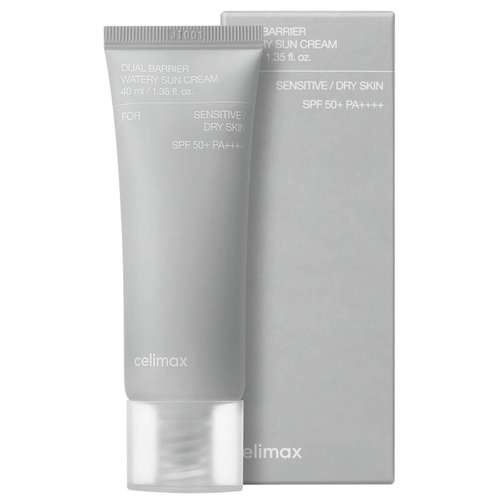 Celimax Солнцезащитный крем для чувствительной кожи SPF50 Dual Barrier Watery Sun Cream, 40 мл, Celimax