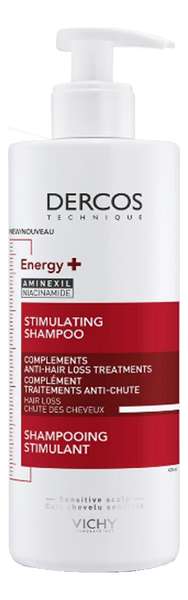 Тонизирующий шампунь для волос Dercos Energising