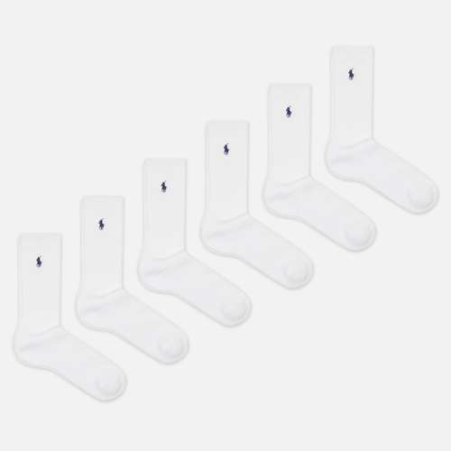 Комплект носков Polo Ralph Lauren Player Embroidered 6-Pack