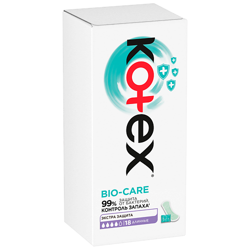 KOTEX Прокладки Ежедневные БИО-КЭА Длинные