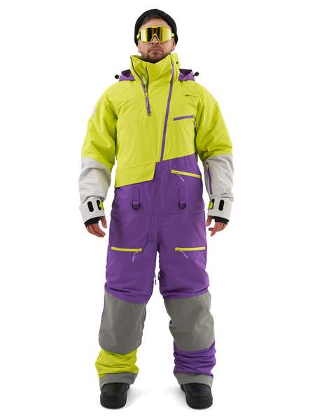 Комбинезон Сноубордический Cool Zone Rome Фиолетовый/Грушевый/Серый