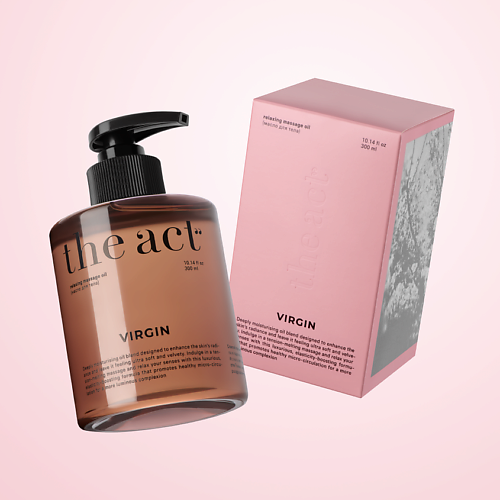 THE ACT Парфюмированное массажное масло для тела