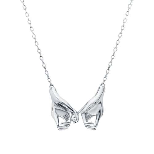 Колье из серебра