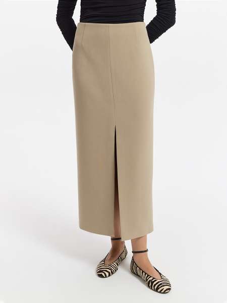 Юбка-карандаш с разрезом