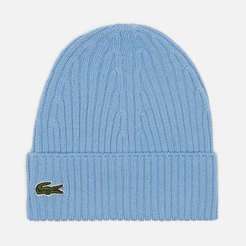 Шапка Lacoste Ribbed Wool Knit