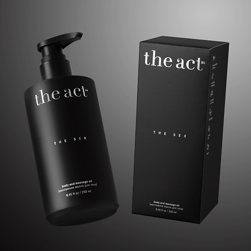THE ACT Массажное масло для тела интимное THE SEX