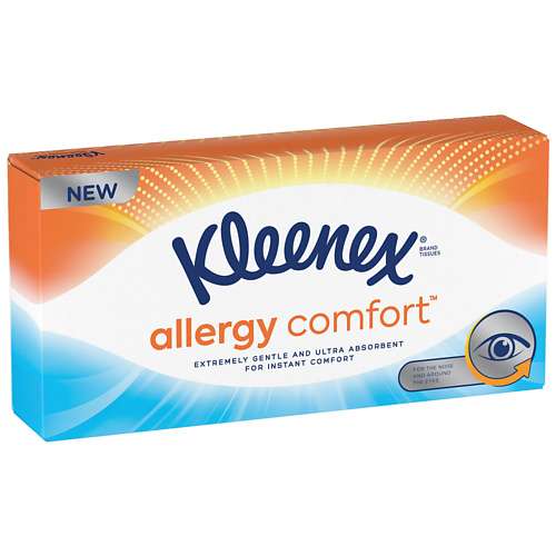 KLEENEX Салфетки в коробке Allergy Comfort