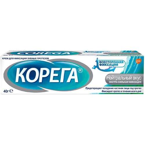 Корега крем д/фиксации зубных протезов фреш освежающий вкус 40г