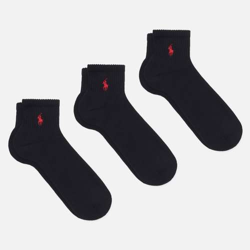Комплект носков Polo Ralph Lauren Quarter 3-Pack