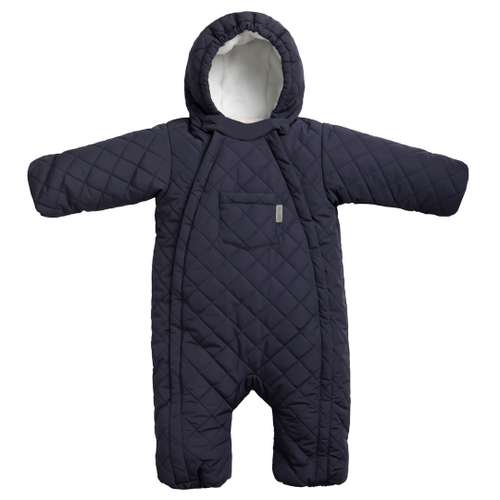 Комбинезон детский Mansita Tiny зимний, цв.графит (р.56-62) 22.061.GRHT