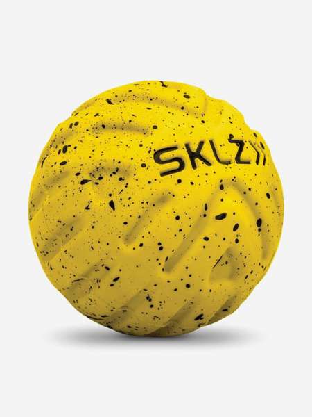 Массажный мяч для ступней, рельефный SKLZ желтый, 6,5 см