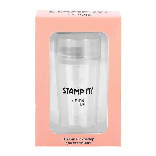PINK UP Штамп и скрапер для стемпинга STAMP IT!