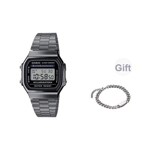 CASIO Кварцевый механизм Часы Мужские Черный циферблат