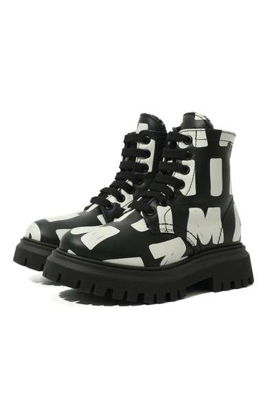 Детское: Кожаные ботинки Marni