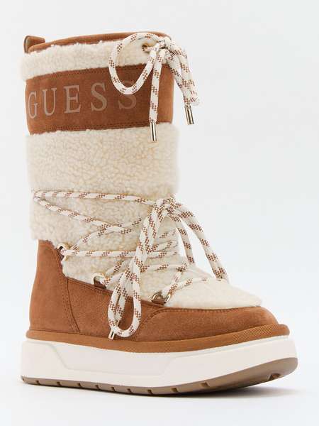 Женские дутики GUESS (иск. мех/натуральная замша) UNDELA2