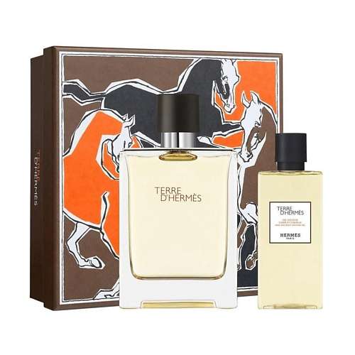 HERMES Набор Terre D'Hermes: Туалетная вода + Гель для душа