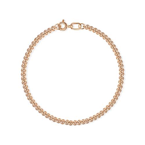 Золотой браслет облегченный