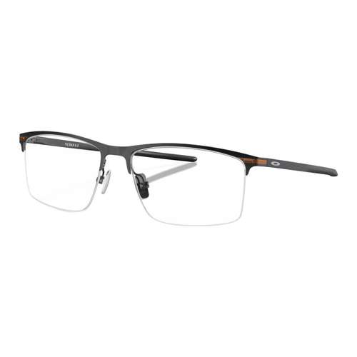 Oakley Титановый сплав Квадратные оправы для очков Унисекс Черные