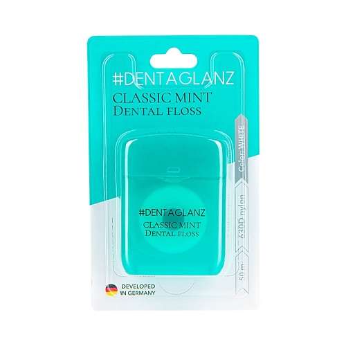 #DENTAGLANZ  Зубная нить Classic Mint Dental Floss