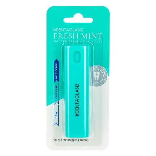 #DENTAGLANZ  Освежающий спрей для полости рта Fresh Mint Breath Freshening Spray