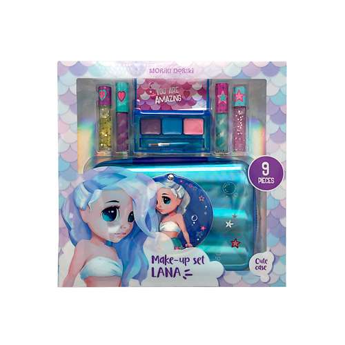 MORIKI DORIKI Набор для макияжа c косметичкой MAKE-UP SET LANA