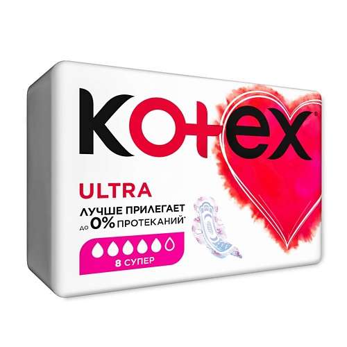 KOTEX Прокладки гигиенические Ультра Сетч Супер Fast Absorb