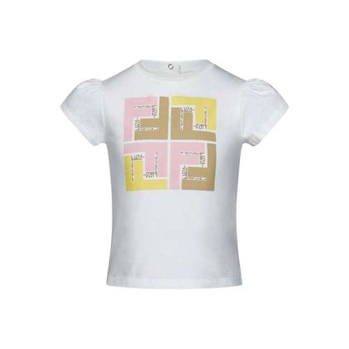 FENDI T Рубашка Белая для Младенцев и Малышей