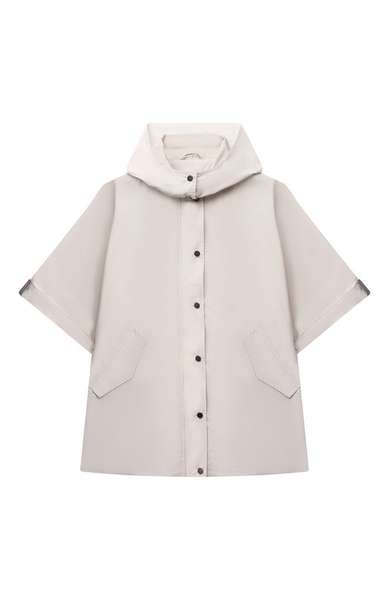 Детское: Плащ с капюшоном Brunello Cucinelli