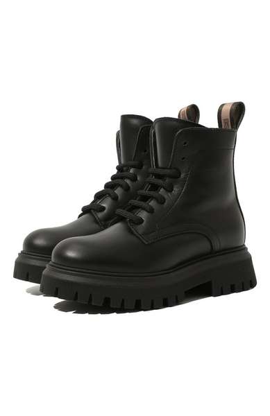 Кожаные ботинки