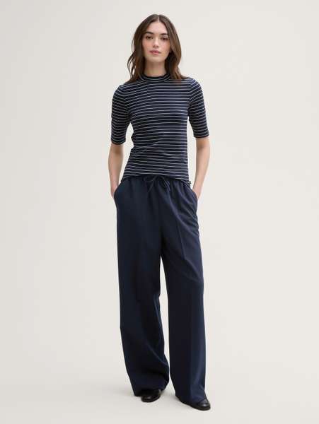 Широкие брюки Wide Leg из твилла