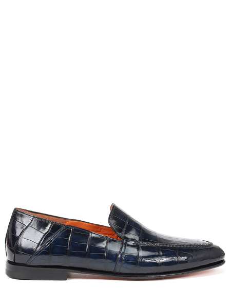 Лоферы из кожи аллигатора, SANTONI, MPNC16048SA3ECWOU59