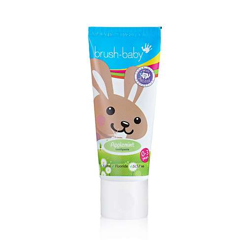 BRUSH-BABY Зубная паста Applemint с рождения до 3 лет