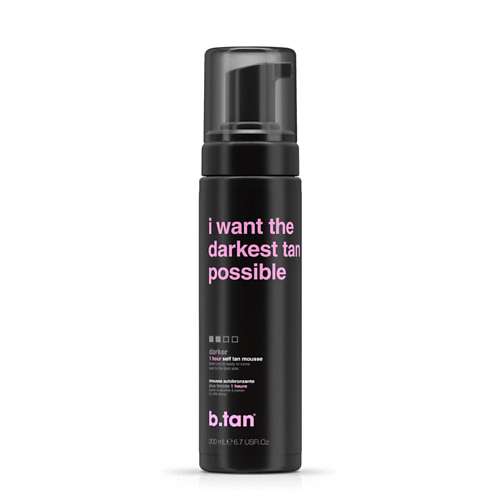 B.TAN Мусс-автозагар  i want the darkest tan possible self tan mousse