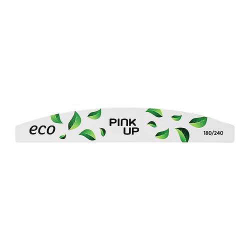 PINK UP Пилка для ногтей ACCESSORIES ECO из бамбука 180/240