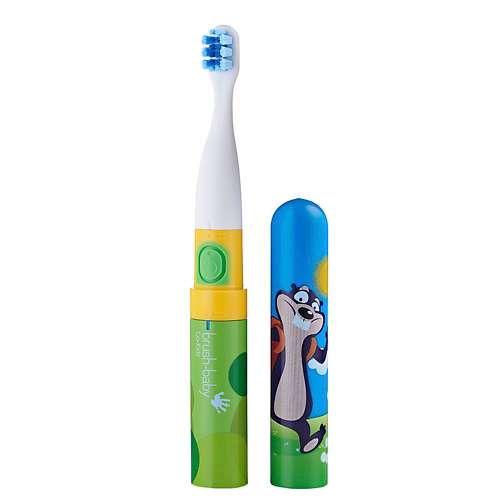 BRUSH-BABY Звуковая зубная щетка Go-Kidz Mikey, от 3 лет