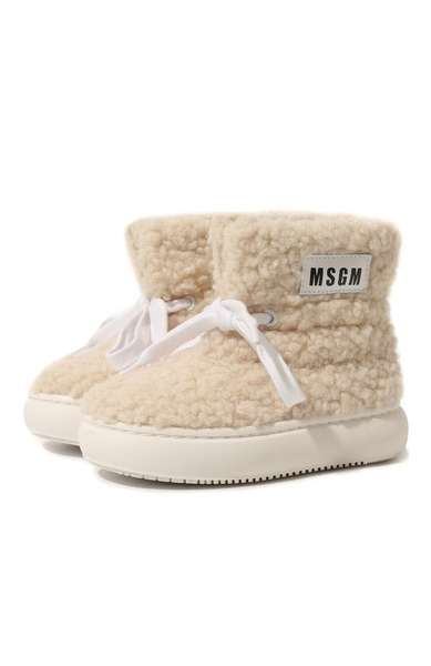 Детское: Утепленные ботинки MSGM kids