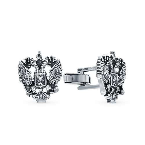Запонки из серебра