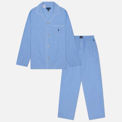 Мужская пижама Polo Ralph Lauren Gingham Poplin Long Sleep Set