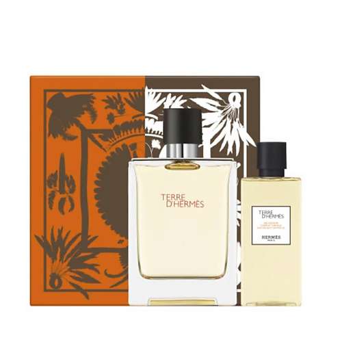 HERMES Набор Terre D'Hermes: Туалетная вода + Парфюмированный гель для душа