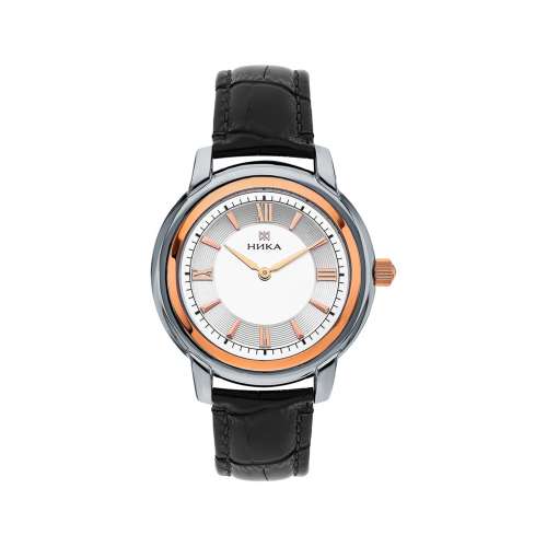 Мужские часы из золота и серебра НИКА Ego 1358.0.19.23E