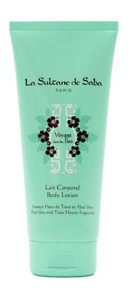 La Sultane De Saba Voyage dans les Iles Aloe Vera and Tiare Body Lotion