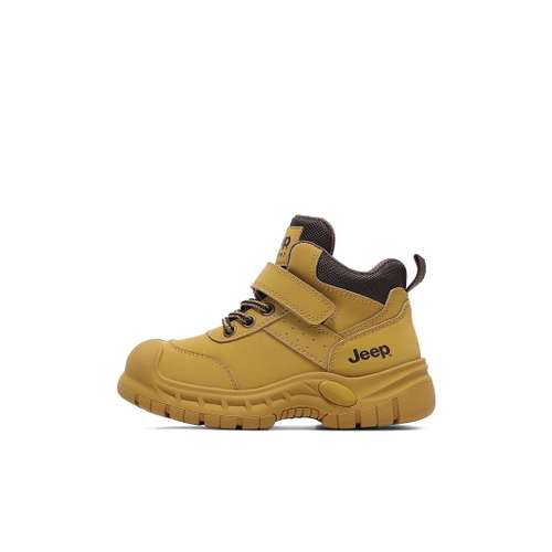 Jeep Artificial Suede Soft and Comfortable с флисовой подкладкой на молнии детские повседневные туфли светло-коричневый