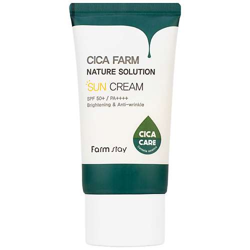 FARMSTAY Крем для лица солнцезащитный Cica Farm Nature Solution Eye Cream SPF50+  PA++++