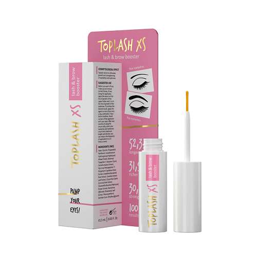 TOPLASH Сыворотка для роста ресниц и бровей Lash and Brow Booster XS