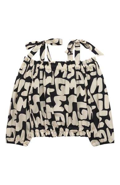 Детское: Хлопковая блузка MSGM kids