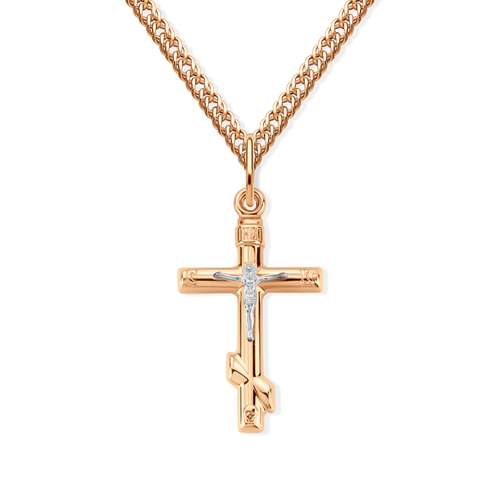 Золотой православный крест