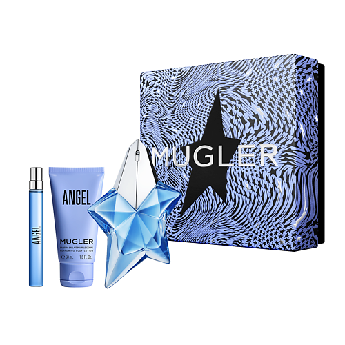 MUGLER Набор Angel: Парфюмерная вода + Миниатюра + Лосьон для тела