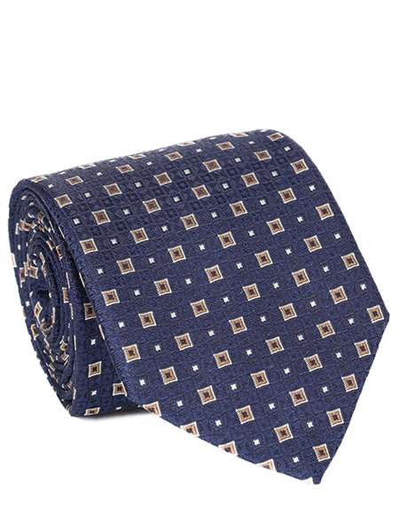 Галстук шелковый, CANALI, HJ04487/000/18/5 Темно-