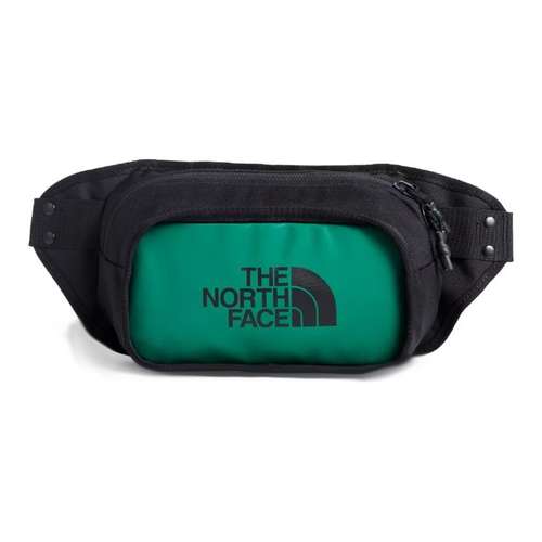 The North Face 3L Слинг-сумка Поясная сумка для активного отдыха Сумка из полиэстерового волокна Зеленая Унисекс